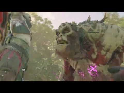 God of War Ragnarök - How to get past rock throwing troll in The Jungle/ The Toy