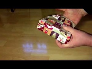 Wrapping Christmas presents Gift wrapping instructions