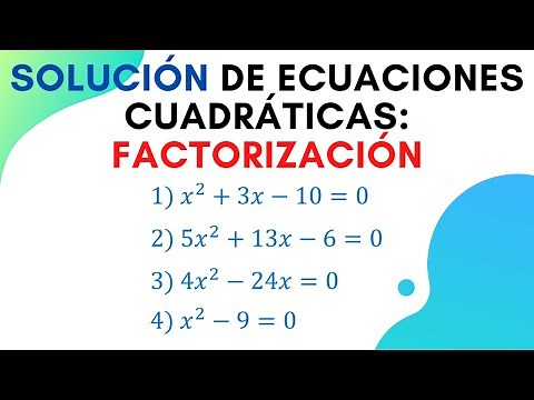 Solución de ecuaciones cuadráticas por FACTORIZACIÓN | Paso a paso | Súper fácil |
