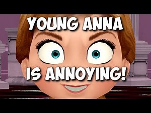 MMD Frozen "Young Anna is Annoying" - funny animated cartoon meme Elsa and Anna Disney