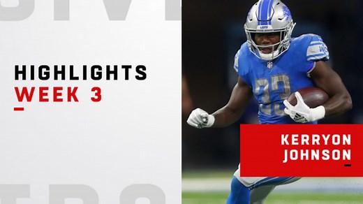 Kerryon Johnson highlights | Week 3