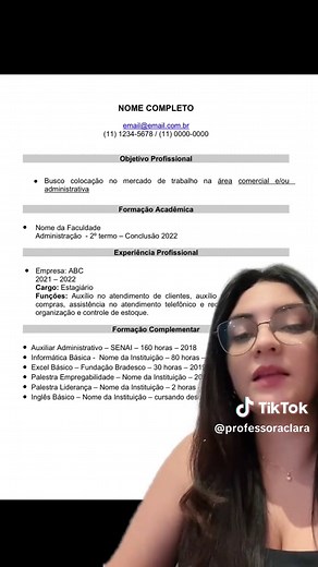 #resposta para @Tata Souza Como colocar no currículo seus cursos #curriculo #cursos #enprego