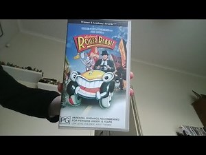 Who Framed Roger Rabbit VHS Australia