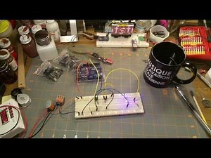 2 leds, one arduino pin.