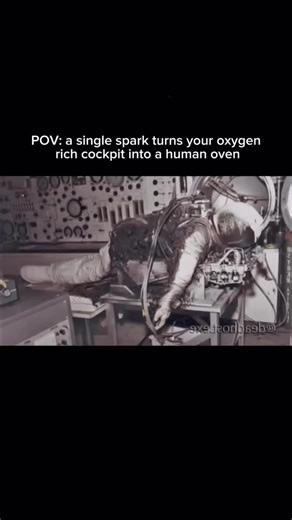 Watch history on Instagram: "On January 27, 1967, during a launch rehearsal at Cape Kennedy’s Launch Complex 34, astronauts Gus Grissom, Ed White, and Roger Chaffee were trapped inside the Apollo 1 Command Module after a spark from a damaged silver-plated wire ignited the capsule’s pure oxygen atmosphere, causing a fire that spread with explosive speed due to flammable materials inside the cabin. The sudden rise in pressure made the inward-opening hatch impossible to open, leaving ground crews u