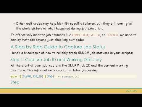 How to Retrieve SLURM Job Status on Completion: Best Practices and Solutions
