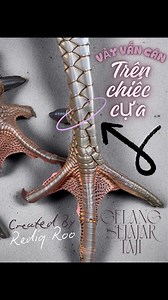 VẢY VẤN CÁN Trên chiếc cựa ⤵️ #GelangTaji #VẢYVẤNCÁN #braceletscales #MisteriCincin | Rediq Roo