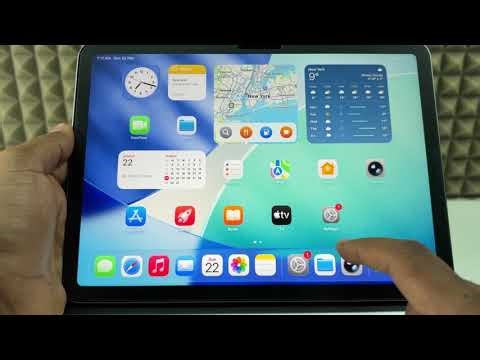 how to turn off blue light on ipad air m4?