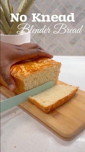 No knead blender bread