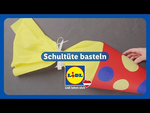 Schultüte selber basteln | DIY Schultüte in 8 Schritten
