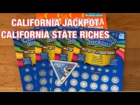 California Jackpot & California State Riches Tickets‼️California Lottery Scratchers🤞🍀🍀🍀