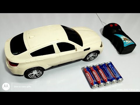Unboxing Model RC Car, 2-CH 3D Light Remote Control Car, RC Road Master Police Car