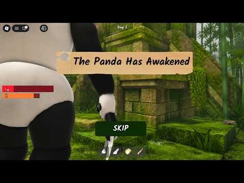 THE PANDA HAS AWAKENED in 99 Nights in the Forest ROBLOX🐼🎋🌙
