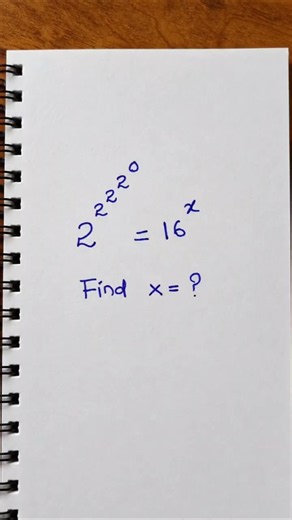 Only 1% Can Solve This! Find x#maths #education #exponents
