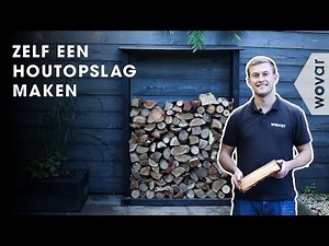 Make your own wood storage | Firewood rack