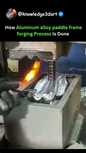 How Aluminum alloy paddle frame forging Process Is Done 🤯I Sigma Work 🗿