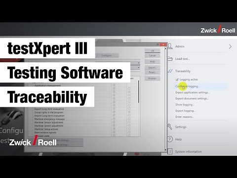 testXpert III Testing Software – Traceability
