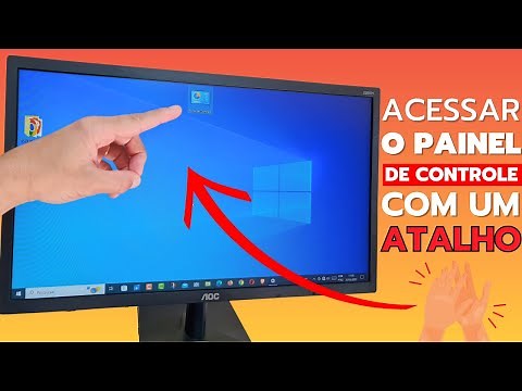 COMO ACESSAR O PAINEL DE CONTROLE DO SISTEMA WINDOWS 10 USANDO UM ATALHO SUPER SIMPLES