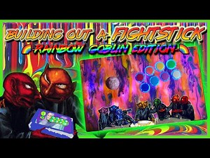 Build your own FIGHTSTICK - Easy DIY! - LED arcade stick