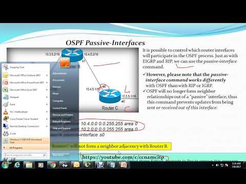 How to Configure OSPF Passive Interfaces !! What is the Role Of Passive Interface !!