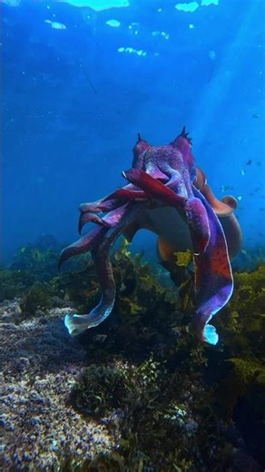 Australian Giant Cuttlefish are some of the ocean’s strangest, most mesmerizing shape-shifters.