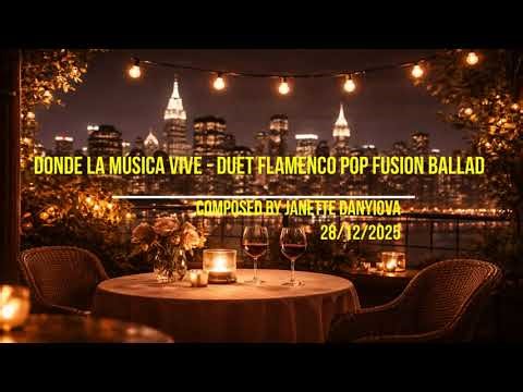 Donde La Música Vive - Duet Flamenco pop fusion ballada (NEW composition)