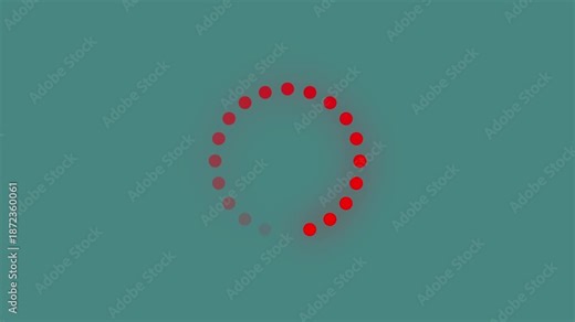Loading - circle Modern loading animation. loading bar dots looping progress icon. Loading is indicated by a dot. Typing loading dots on transparent background.