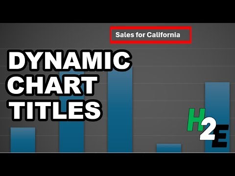 Create Dynamic Chart Titles in Excel