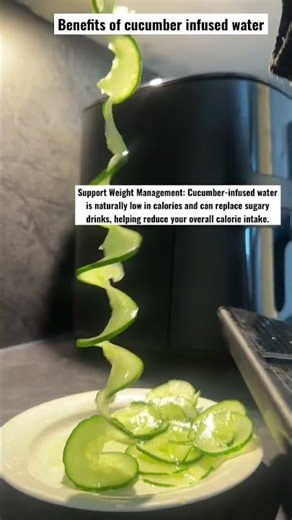Benefits of cucumber infused sparkling water