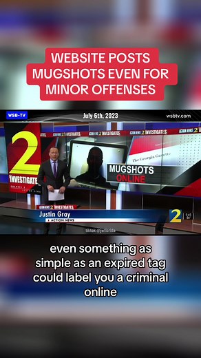 Impact of Websites Publishing Mugshots Online