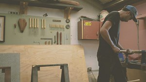 A carpenter working at his workshop  - Free Stock Video