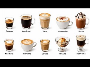Every Coffee Drink Explained ☕ 10 Popular Coffee Types You Must Know!