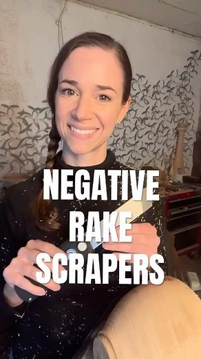 AH Negative Rake Scrapers #woodworking #woodturning #woodturningtools #lathe #toolmaker