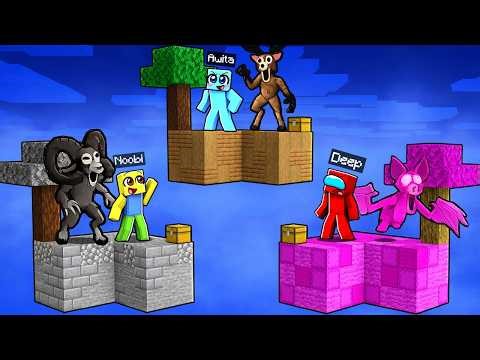 99 Nights Island NOOB vs 99 Nights Island PRO In Minecraft…