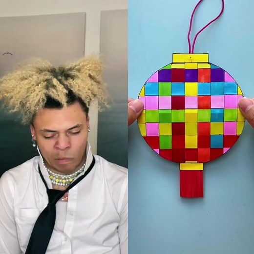 How to Make a Colorful Paper Lantern at Home