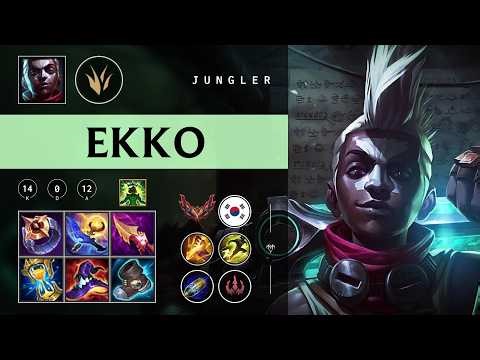 Ekko Jungle vs Lee Sin - KR Grandmaster Patch 26.05