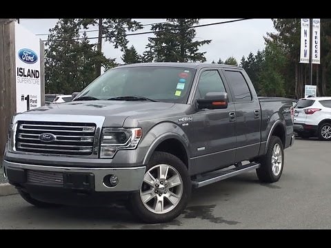 2013 Ford F-150 Lariat SuperCrew 4X4 W/ MyFord Touch + Moonroof Review | Island Ford