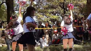 女子高生 パレードチーム01 よこはまパレード high school girls parade | チラ見せガールズ