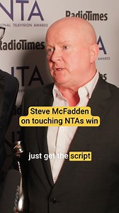 Steve McFadden has reflected on his National Television Awards win, sharing with RadioTimes.com that he felt honoured to take on such an important storyline on EastEnders. | Radio Times