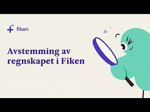 Avstemming av regnskapet i Fiken