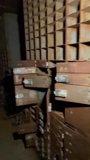 Explored this underground bank vault in downtown New Orleans that flooded during Hurricane Katrina. Most people aren’t aware that there are indeed basements in the city despite flooding concerns. A lot of these are beneath skyscrapers not so much residential houses. Water had to be pumped out but it was too late and most the vault along with security deposit boxes had been damaged beyond repair. The vault is located underneath an active building that serves as a residential high rise. - #abandon
