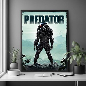 Predator Film Poster, Retro-inspired Movie Artwork, Stylish Gallery Wall Art & Home Theater Decor - Etsy Australia