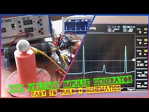 High Voltage Impulse Generator - easy build with schematics and examples