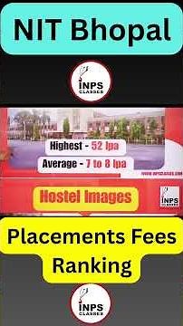 NIT Bhopal (MANIT) Placements, Fees & Hostel Life 2025 | Full Review 🔥 | Must Watch Before Admission