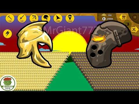 STICK FIGURE GOLDEN ARCHIDON DEFEAT THE GRIFFON FINAL BOSS HACK | Stick War Legacy Mod | MrGiant777