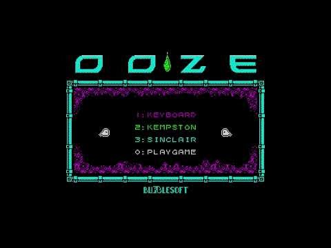 ZX Spectrum [homebrew] gameplay: Ooze (2017)