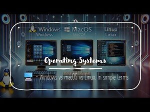 Operating Systems Explained 🖥️ – How Windows, macOS, and Linux Work
