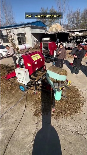 Fully automatic silage baling and wrapping machine, used to store silage for long-term storage