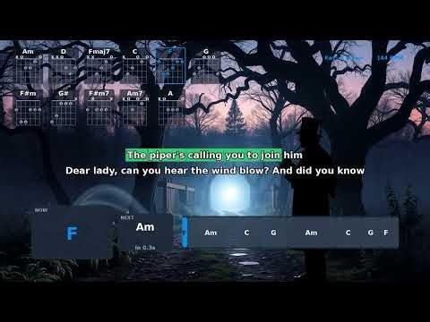 Stairway to Heaven - Led Zeppelin - (Play Along Lyrics & Chords)