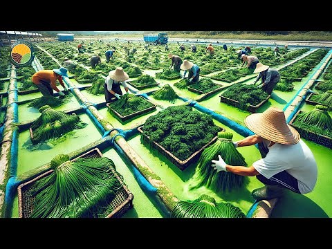 How To Harvest Modern Spirulina: Microalgae Cultivation & Processing Factory | Farming Documentary